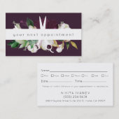 Benennung der Logos für moderne Pfloralbesatzungen Visitenkarte (Vorne/Hinten)