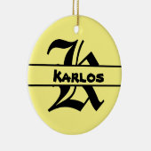 Benennungsschreiben anpassen keramik ornament (Rechts)