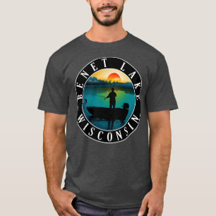 Benet Lake Wisconsin Fischerei T-Shirt