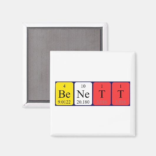 Benett Periodenmagnet Magnet (Vorderseite/Rückseite)