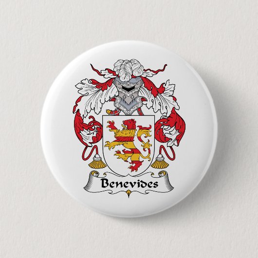 Benevides Familienwappen Button (Vorderseite)
