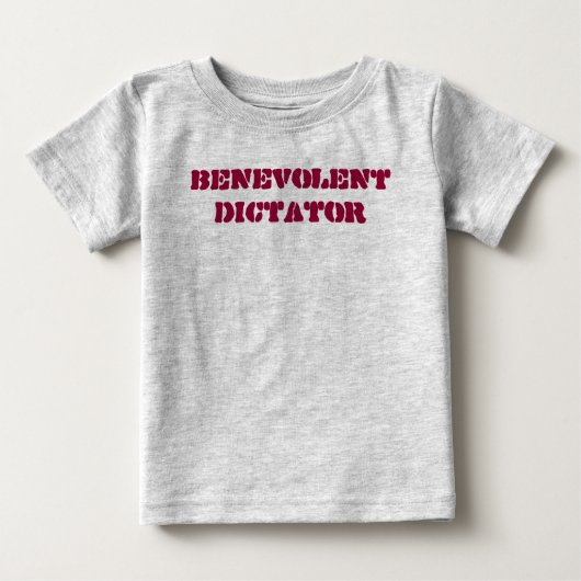 benevolentdictator baby t-shirt (Vorderseite)