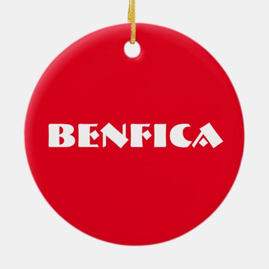 Benfica Kreis-Verzierung Keramik Ornament (Hinten)