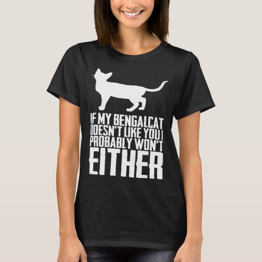 Bengal Bengal Katzen Bengal Mutter T-Shirt (Vorderseite)