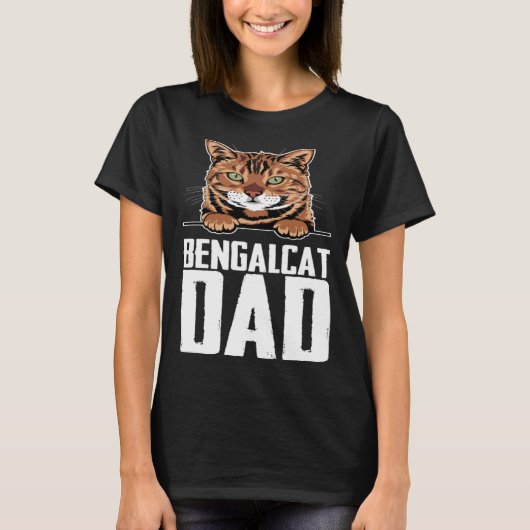 Bengal Bengalkatzen Bengal-Mutter 3 T-Shirt (Vorderseite)