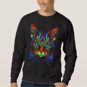 Bengal Cat Art Sweatshirt (Vorderseite)