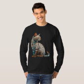Bengal Cat Breed Colorful Mom Lady T-Shirt (Vorne ganz)