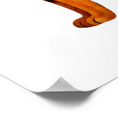 Bengal Cat Profile Watercolor Poster (Ecke)