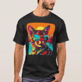 Bengal Cat Summer Beach T-Shirt (Vorderseite)