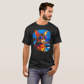 Bengal Cat Summer Party T-Shirt (Vorne ganz)