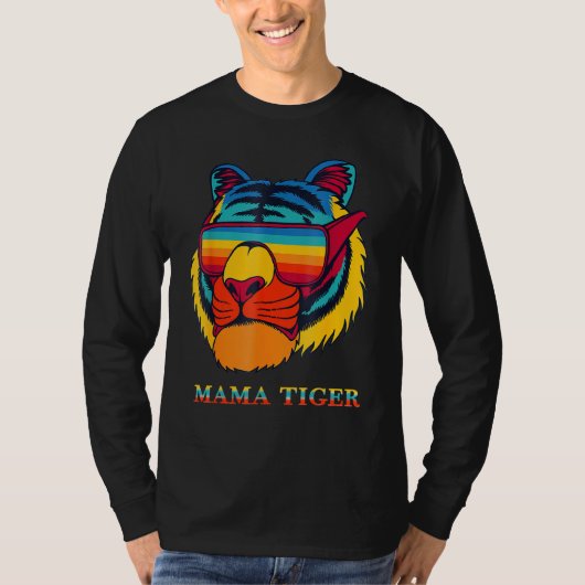 Bengal Cool Tiger Sungasse T-Shirt (Vorderseite)
