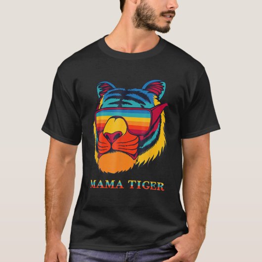 Bengal Cool Tiger Sungasse T-Shirt (Vorderseite)