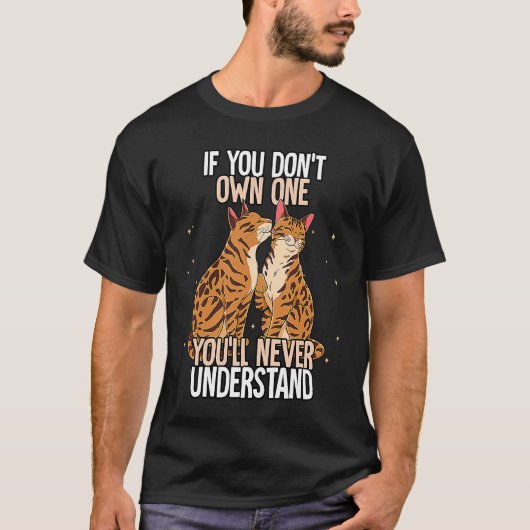 Bengal-Katze  13 T-Shirt (Vorderseite)