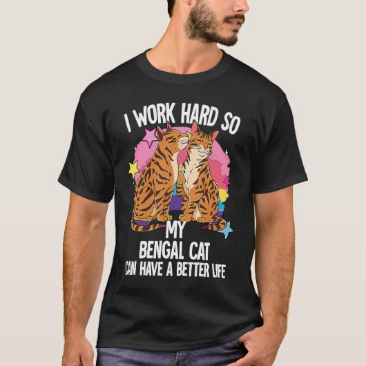 Bengal-Katze 7 T-Shirt (Vorderseite)