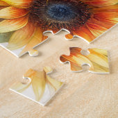 Bengal-Katze Florale Wasserfarbe Puzzle (Seite)