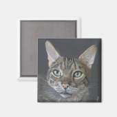Bengal-Katze-Magnet Magnet (Vorderseite/Rückseite)