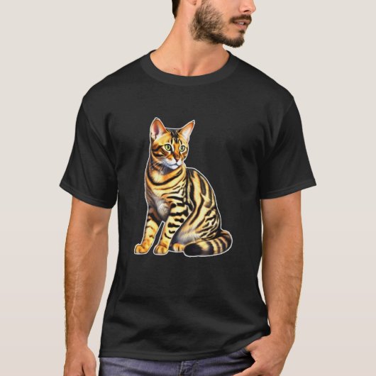 Bengal-Katze T-Shirt (Vorderseite)
