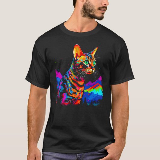 Bengal-Katze T-Shirt (Vorderseite)