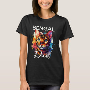 Bengal-Katze-Vater Bengal-Katze T-Shirt