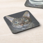 Bengal-Katzen-Untersetzer Getränkeuntersetzer (Linke Seite)