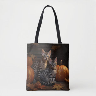 Bengal Kitten Herbstzauber Kürbis Tasche