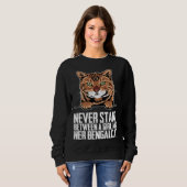 Bengal mom  Bengal kitten  Bengal  2 Sweatshirt (Vorne ganz)