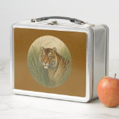 Bengal Tiger Brown Metall Lunchbox (Beispiel)