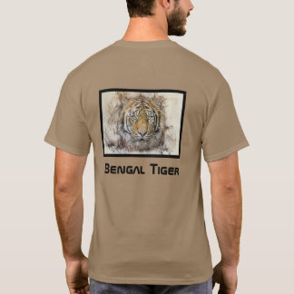 Bengal Tiger Illustration T-Shirt