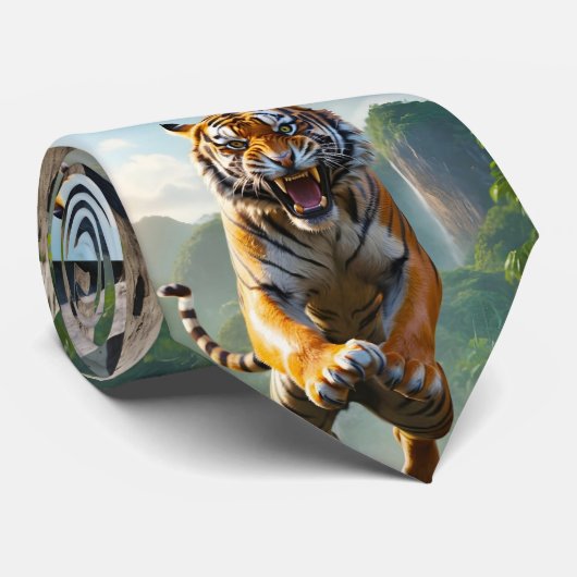 Bengal Tiger Krawatte (Gerollt)