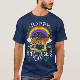 Bengal Tiger Liebhaber Regenbogen Vintage Tiger St T-Shirt