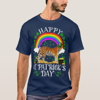 Bengal Tiger Liebhaber Regenbogen Vintage Tiger St T-Shirt