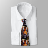 Bengal Tiger Neck Tie Krawatte (Gebunden)