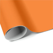 Bengal Tiger Orange Farbausbruch Geschenkpapier (Rolleneckpunkt)