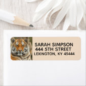 BENGAL TIGER RETURN ADDRESS LABELS (Insitu)