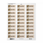 BENGAL TIGER RETURN ADDRESS LABELS (Vorne)