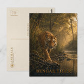 Bengal Tiger Sal Wald TIERE Postkarte (Vorne/Hinten)