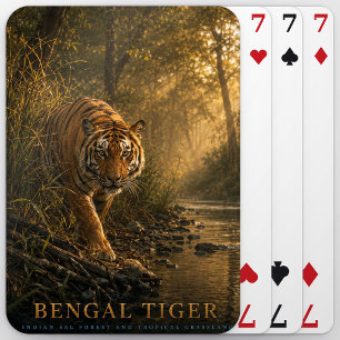 Bengal Tiger Sal Wald TIERE Spielkarten