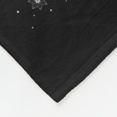 Bengal Tiger Santa Sleigh Flying Funny Magical Chr Fleecedecke (Ecke)