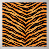 Bengal-Tiger-Tiermuster Poster (Vorne)