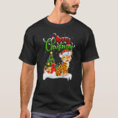 Bengal Tiger Xmas Decorations Bengal Tiger Christ T-Shirt (Vorderseite)