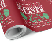 Bengalage Weightheft Ugly Christmas Sweater Geschenkpapier (Rolleneckpunkt)