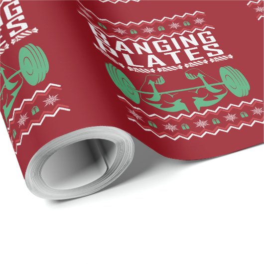 Bengalage Weightheft Ugly Christmas Sweater Geschenkpapier (Rolleneckpunkt)