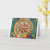 Bengali-Feuerwerk | Adolf Wolfli | Karte (Gelbe Blume)