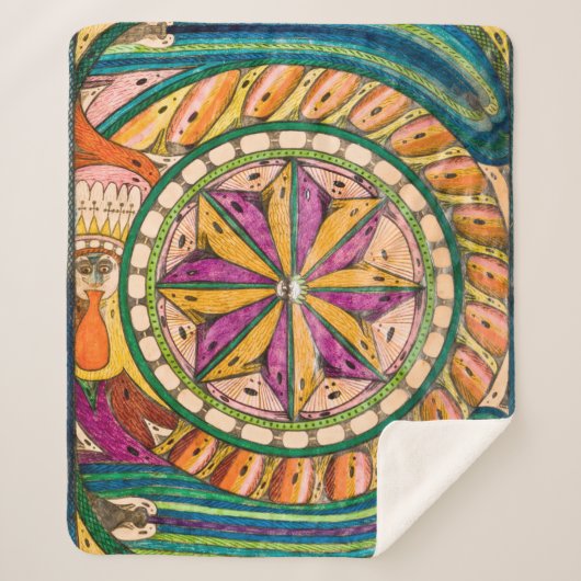 Bengali-Feuerwerk | Adolf Wolfli | Sherpadecke (Vorderseite)