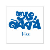 Bengali New Year Celebration personalize Permastempel (Design)