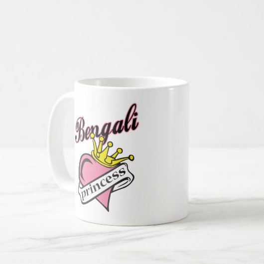 Bengali-Prinzessin Kaffeetasse (Vorderseite Links)