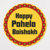 Bengali-Stickers 2024 Etiketten (Design 2)