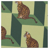 Bengalisch auf einem Kasten Stoff (Nahaufnahme)