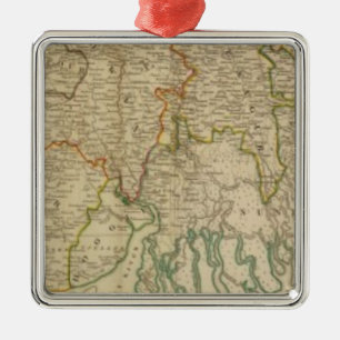 Bengalisch, Bahar und Süd Silbernes Ornament