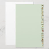 bengalisch briefpapier (Vorne/Hinten)